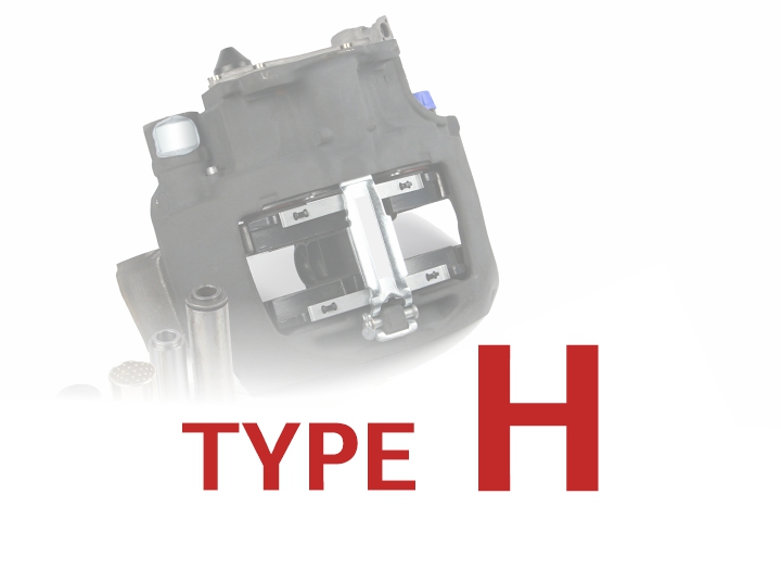 Brake caliper parts - Type H