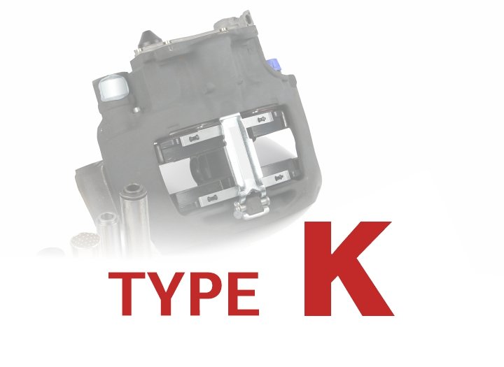 Brake caliper parts - Type K